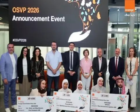 اورنج الاردن تتوج الفائزين بجائزة أورنج للمشاريع الريادية المجتمعية لعام 2026