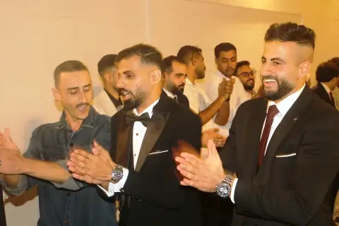 آل جمعة وآل الكسواني يحتفلان بزفاف أيمن ورشا في أجواء عائلية مميزة