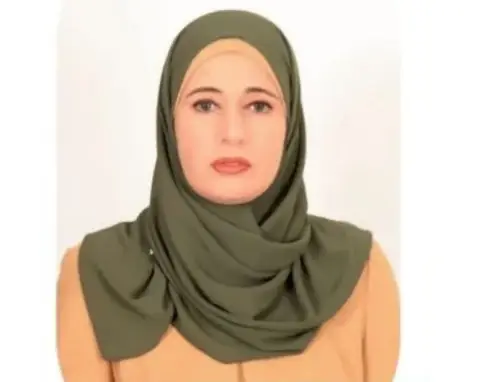 الدكتورة صباح محمد جباره خليل رئيسة لقسم العلوم الحياتية في جامعة آل البيت