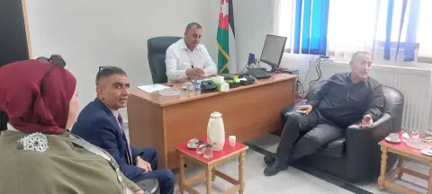 زيارة تفقدية لمتابعة تحضير واستعداد غرفة تجارة الرصيفة للمشاركه في اختيار رئيسأ لها