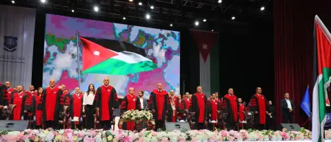 بالصور ... الأميرة عالية بنت الحسينترعى احتفال عمان الأهلية بتخريج طلبة الفصل الصيفي (الفوج 33)