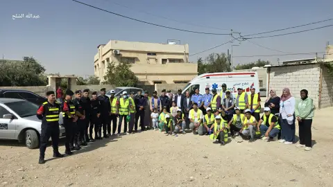 مديرية حماية البيئه لمحافظة الزرقاء تطلق المرحلة الثانيه لحملات النظافة لمخيمات محافظة الزرقاء
