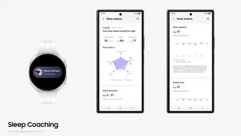 تطبيق Samsung Health يدعم ميزة التدريب على النومويقدم إرشادات أسبوعية مخصصة
